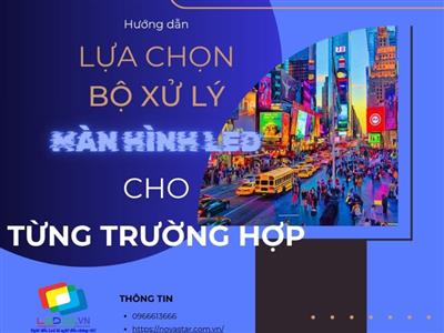 Hướng dẫn chọn bộ xử lý màn hình LED cho phòng họp, sân khấu, văn phòng