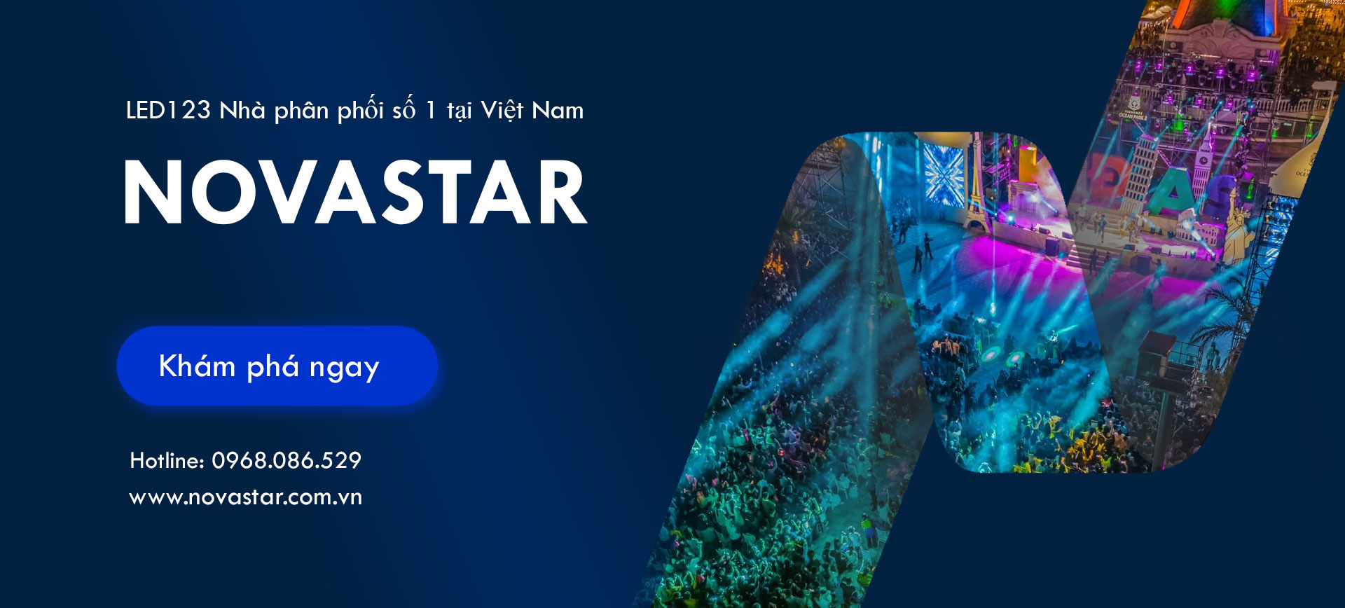 Màn hình led Novastar - LED123 Kim Ngân
